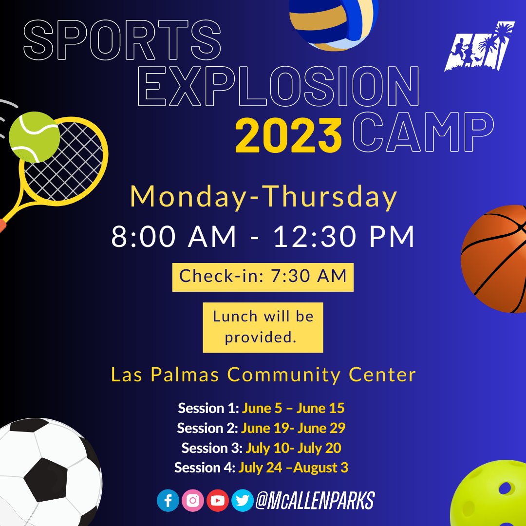 McAllen Parks & Recreation on Twitter "Ready, Set, Go! Sign up to