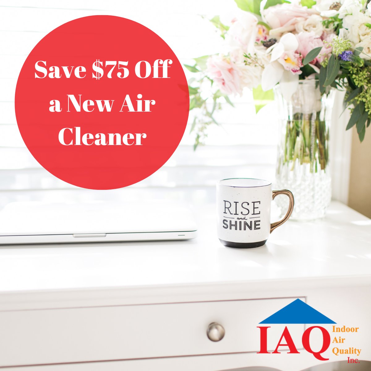 Save $75 Off a New Air Cleaner

Protect your home from allergens and dust with a new air purifier. It will eliminate up to 99% of airborne particles in your home.

Contact us to learn more. 

#HVACcontractors #HVACexperts #HVACcolorado