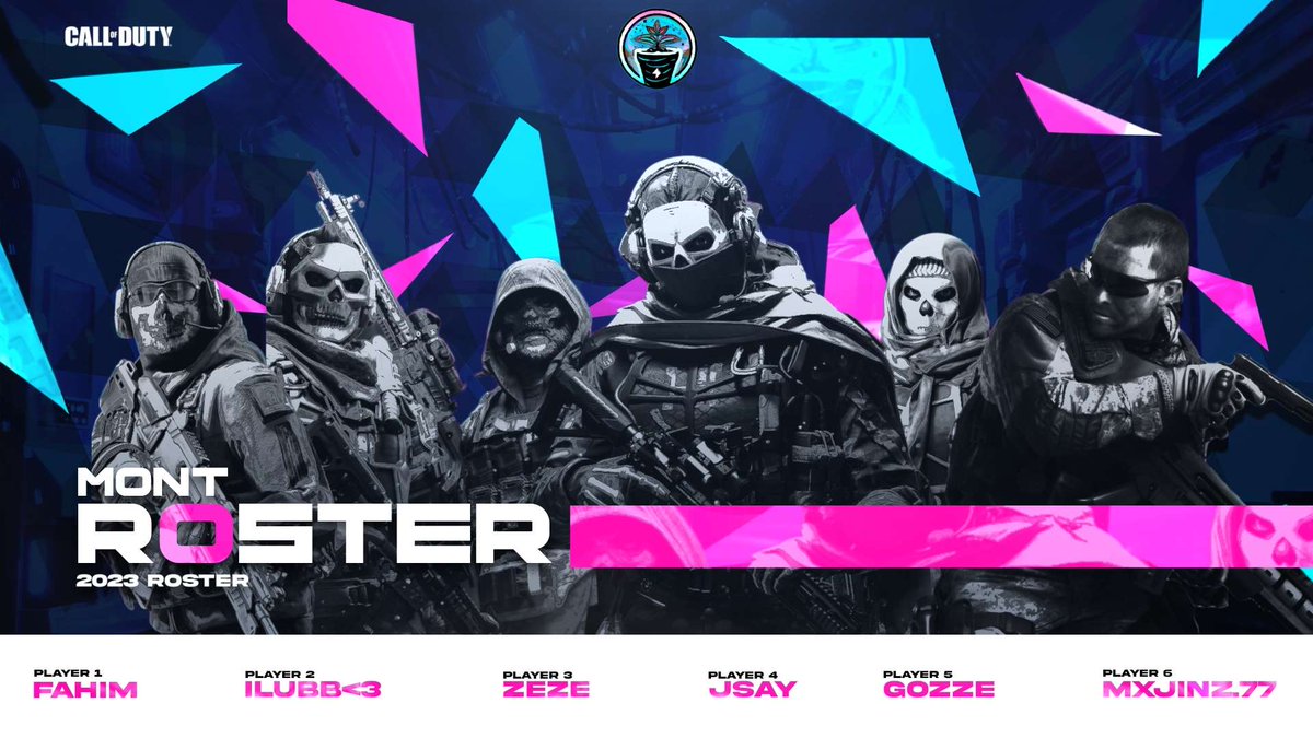 mont_on_top's tweet image. MONT IS BACK!! 👊🏻💙🩷

This is our roster for CoDM Championship 2023.

@FahmRahm @iLubbsito @notzezecodm @jSay_codm @notGoZze @MxjinGoBrrr