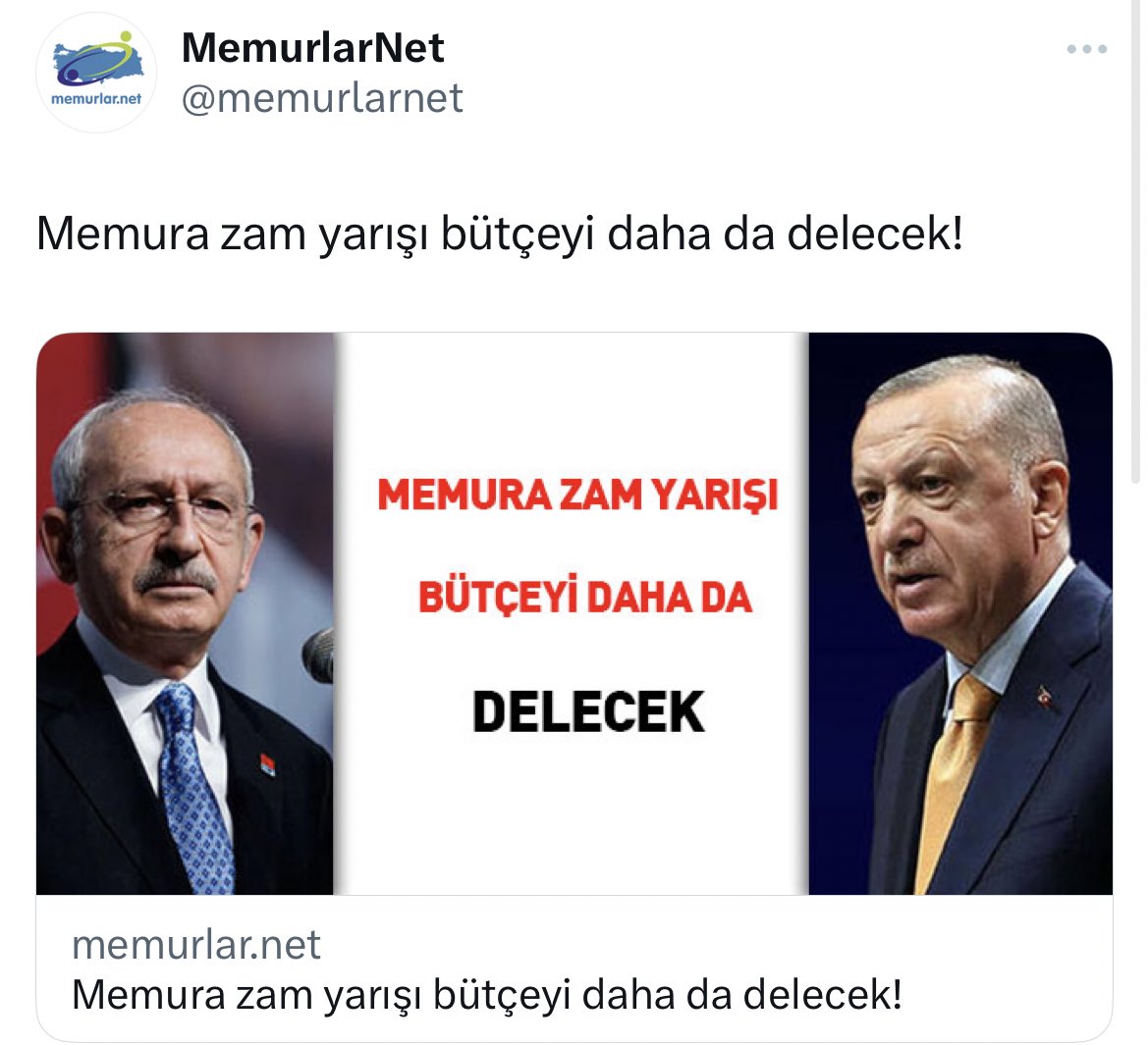 Değerli memurlar bu satlık sayfayı takipten çıkın . Bu sayfa tamamen memurun aleyhine çalışan birilerinin piyonu olan sayfa .
#Memura35Bin