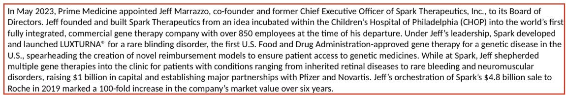 yaireinhorn's tweet photo. 2/Under Jeff’s leadership, Spark developed & launched #LUXTURNA for a rare blinding disorder, the first @US_FDA-approved #GeneTherapy for a #geneticdisease in the U.S., spearheading the creation of novel reimbursement models to ensure patient access to genetic medicines. $PRME https://t.co/FLz4vVYuI3