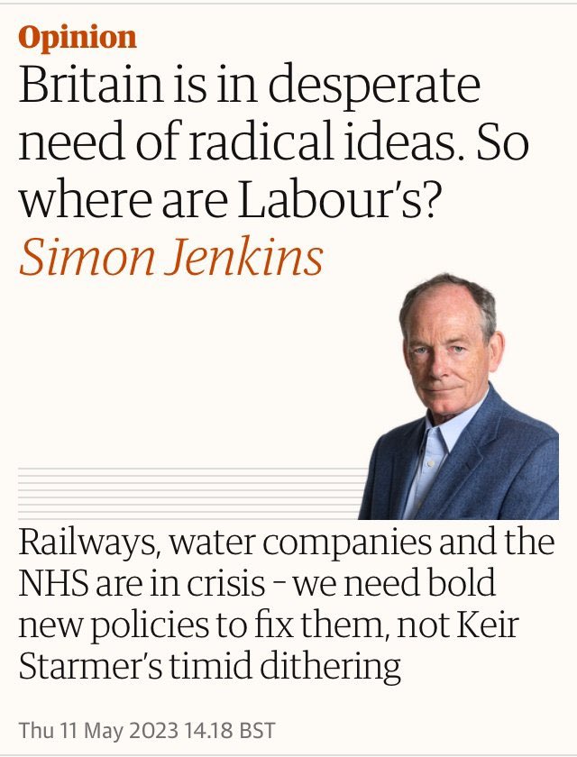 If Sir Keir is “timid”, insufficiently bold and radical, then that sounds a lot better for big smart Guardian writers than what’s actually happening, which is Labour shouting “LOL fuck you the Guardian, you’re getting nothing you wankers, thanks for helping us get our jobs back”.