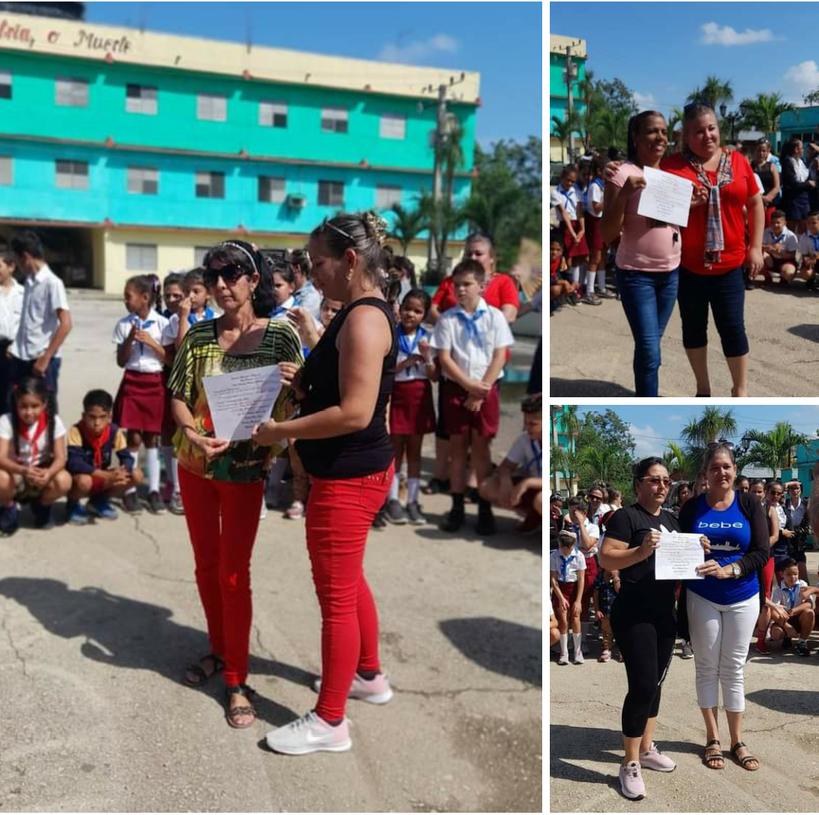 Se reconocen educadoras de los Círculos Infantiles del municipio Ciro Redondo por su desempeño en la creación de las bandas rítmicas.  FELICIDADES 👏
#PorCiroRedondoTodo
#LaPrimeraInfanciaImporta
#LatirAvileño
#VamosUnidos