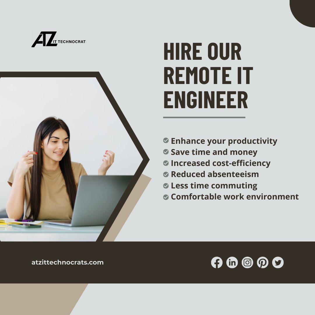 Hire our Remote IT Engineer:

Enhance your productivity
Save time and money
Increased cost-efficiency
Reduced absenteeism
Less time commuting
Comfortable work environment

#desktop #desktopsupport #technician #IT #itsupport #servicedesk #trobleshooting #tech #techsupport #support