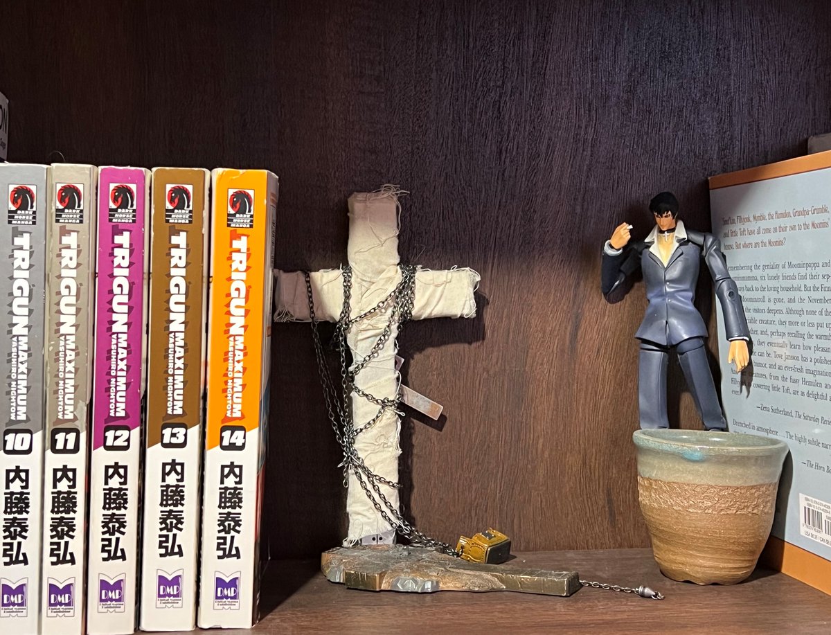 "A cross. Are you praying for success on a new project?"

"... yes."