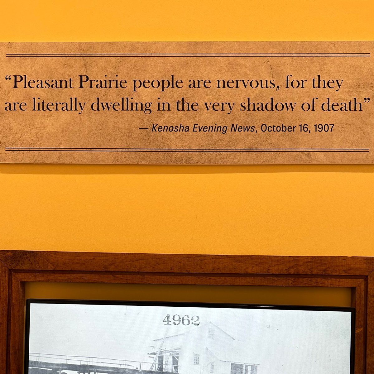 Plan a visit to the Pleasant Prairie History Museum to check out their brand new exhibit, Beyond the Big Boom: Industrialization, the Labor Movement, and Pleasant Prairie's Powder Plant. Admission is free!

📍 Pleasant Prairie History Museum - 3875 116th St.

#KenoshaCounty