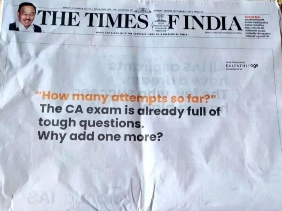 BalajiIrmale's tweet photo. May - 23 will be the  last attempt...

#cainter #caexams
#paper5 https://t.co/now51Aq4x0