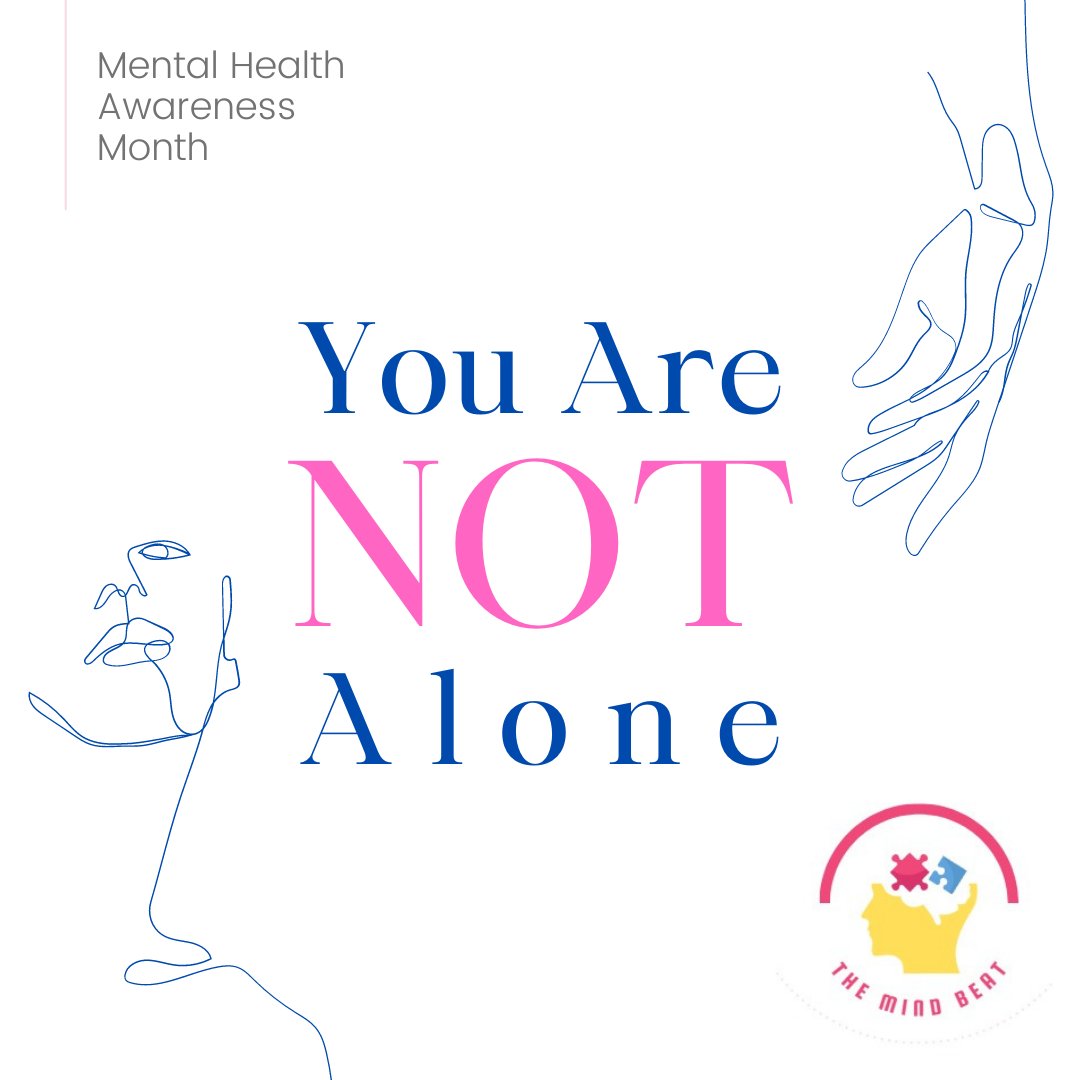 simpplypallavi's tweet photo. You are not alone

#MentalHealthAwarenessMonth #MentalHealthAwareness #MentalHealthMonth #MentalHealthMatters #simplypallavi #youarenotalone https://t.co/6OKLBRVVku