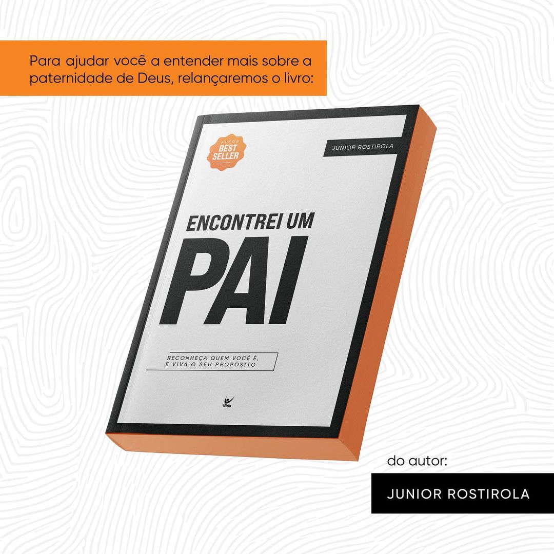 editoravida's tweet photo. "Encontrei um Pai", escrito por @juniorrostirola, é uma história emocionante que mostra a diferença entre um coração órfão e um coração que reconhece a Deus como Pai.
Nele, o autor relata sua infância marcada pela ausência da figura paterna e como isso afetou sua vida. https://t.co/y9kH4tPiSO