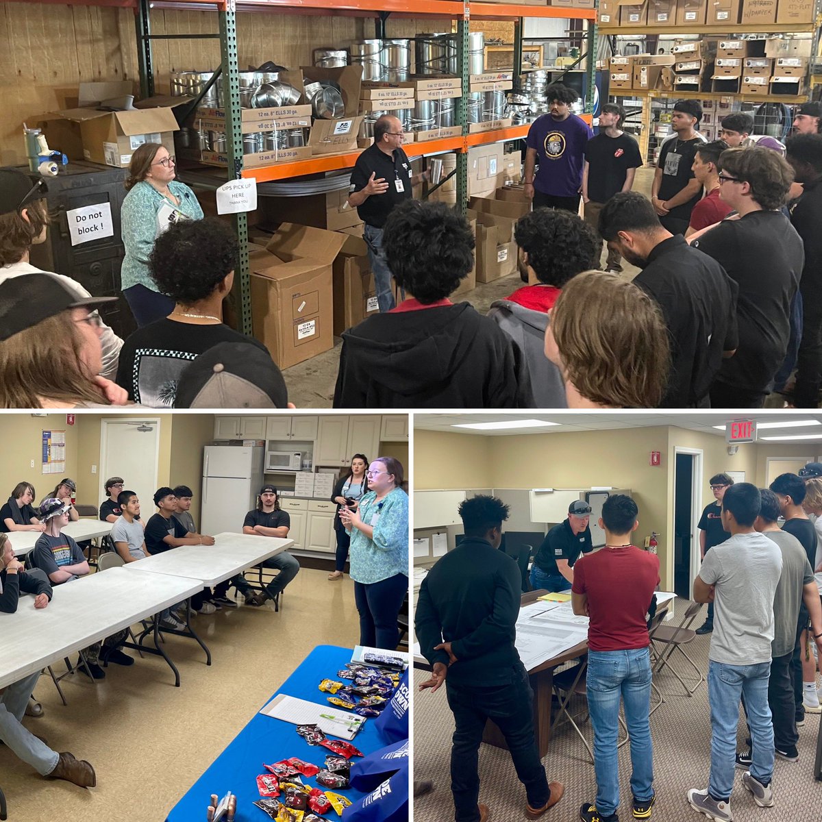 We appreciate Lindsay Powers Joyner and all the great people at @RoscoeBrownInc for the warm welcome today! We enjoyed a tour of their facility and an awesome lunch - thanks! #careerconnections @SHS_CTE @RCSCTE