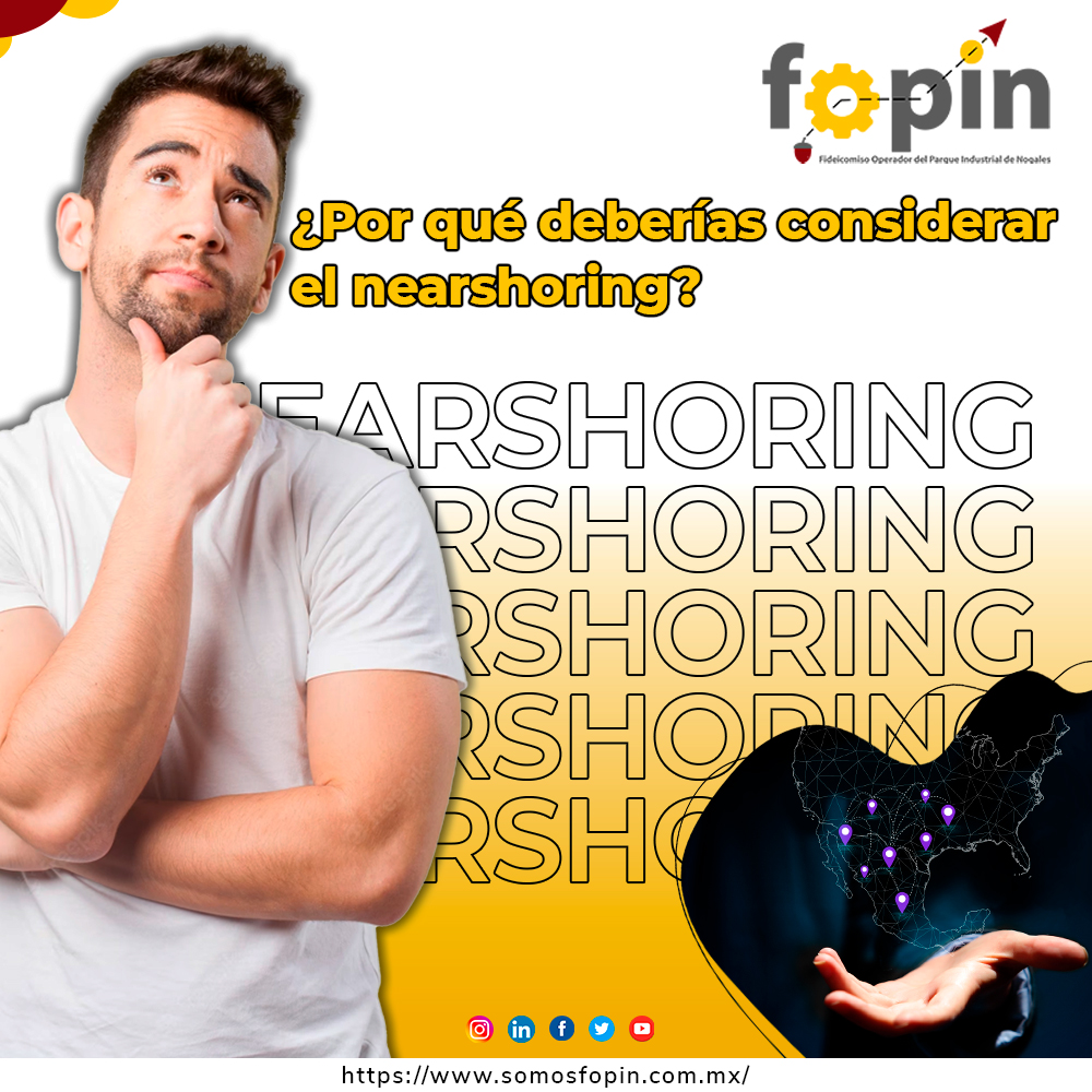 somosfopin's tweet photo. Algunas razones por las que deberías considerar el nearshoring para tu empresa:

⚙ Reducción de costos

⚙ Mejora en la calidad

⚙ Reducción de riesgos

⚙ Flexibilidad:

⚙ Responsabilidad social

#fopin #Nogales #Sonora #parqueindustrial #nearshoring #industrias #Municipios https://t.co/C26vzt4Ege