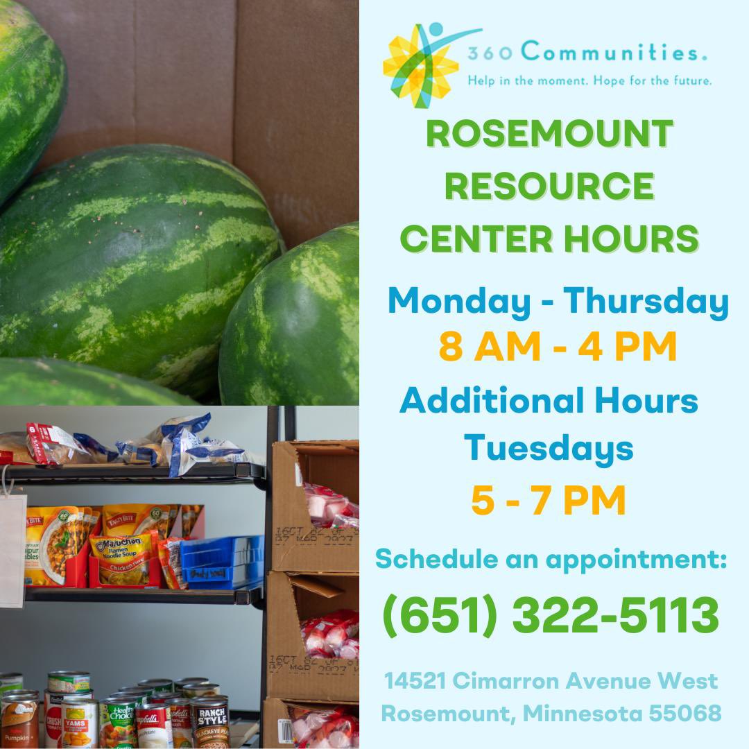 MNFoodShare's tweet image. @360Communities has 5 food shelves, located in Burnsville, Rosemount, Lakeville, Apple Valley, &amp;amp; Farmington. These food shelves offer health food options and are modeled to emulate a store-like shopping experience. They also have a Nutrition Assistance Program for Seniors (NAPS).