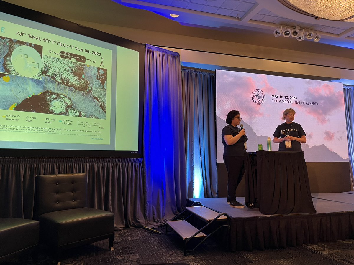 gno_sys's tweet photo. Leanne has been helping to digitize paper maps of Inuit knowledge of the ice and travel routes promoting safe ice travel and preserving culture.
#NORTH51 #SMARTICE https://t.co/kmrQBrQ9bm