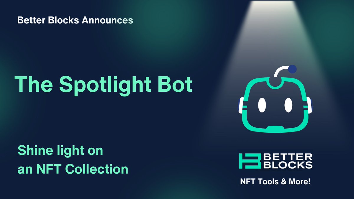 👑 Earn 50 $ROYAL👑

We are rewarding anyone who creates an #RSOP #SpotlightBot using the free tools from <a href="/BetterBlocksio/">Better Blocks</a> w/ 50 $ROYAL

- Visit betterblocks.io

- Creat a spotlight bot for the RSOP

That's it!

Ends 5/16 9pm ET! Details in Discord!

#RoyalRetweet 👑x10 🧵