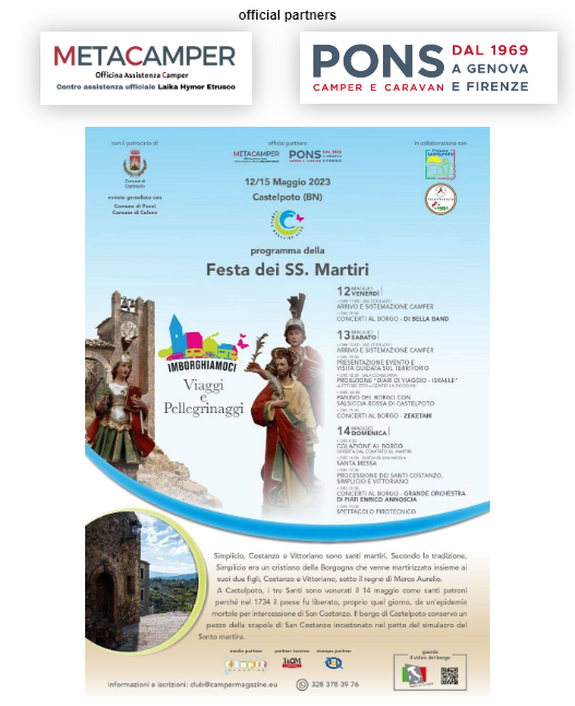 ADOKKIAPERTI's tweet photo. https://t.co/XsNR58tSlh
DAL 12 AL 15 MAGGIO A CASTELPOTO.
#metacamper #ponscamper #viaggio #pellegrinaggio #imborghiamoci #castelpoto #raduno https://t.co/wOdOl8YZ04