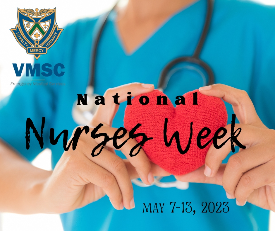 VMSC_345's tweet image. ER nurses are our friends and partners, so we salute everyone who makes a difference for our patients this week.  Happy National Nurses Week to all!

#ems #er #ernurses #emtslovenurses