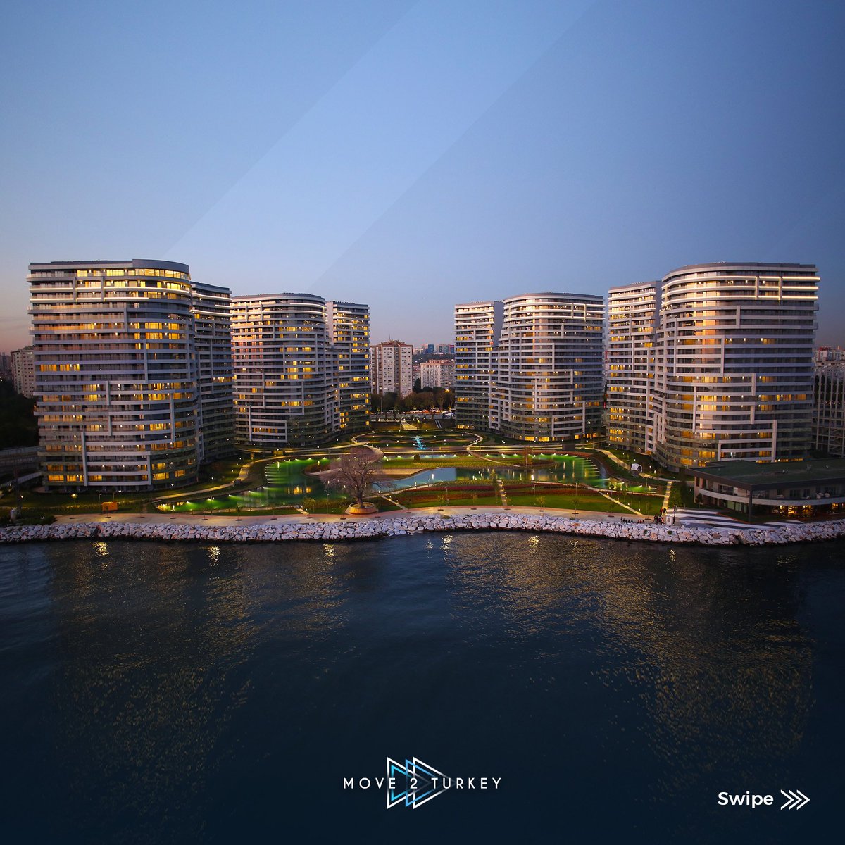 M2TEnglish's tweet photo. Amazing seafront project in #Istanbul, with a private seafront walking area. 

🔹 Located in #Bakırköy, Istanbul. 
🔹 luxurious facilities and services.
🔹 Spacious Areas starting from 1+1 option.

💰 Starting From: 820,000$

 For more details:
 📱 00905537999222 https://t.co/b548JtRHlM