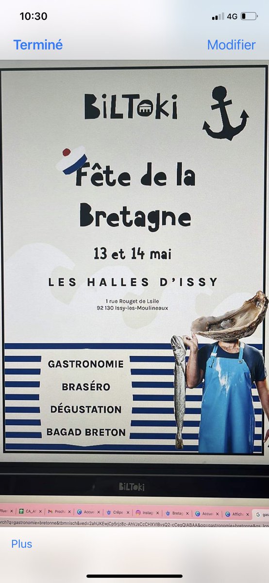 KarineBeyo's tweet photo. @PatrickBruel 
Mr Bruel si vous êtes sur Paris ce wk et comme je sais que vous aimez la Bretagne pour vous avoir rencontré à St Brieuc
Venant de cette ville je serais à Paris au Stand des Huîtres du Biltoki a Issy les Moulineaux
Au plaisir de vous revoir https://t.co/VYbw3AeKzW