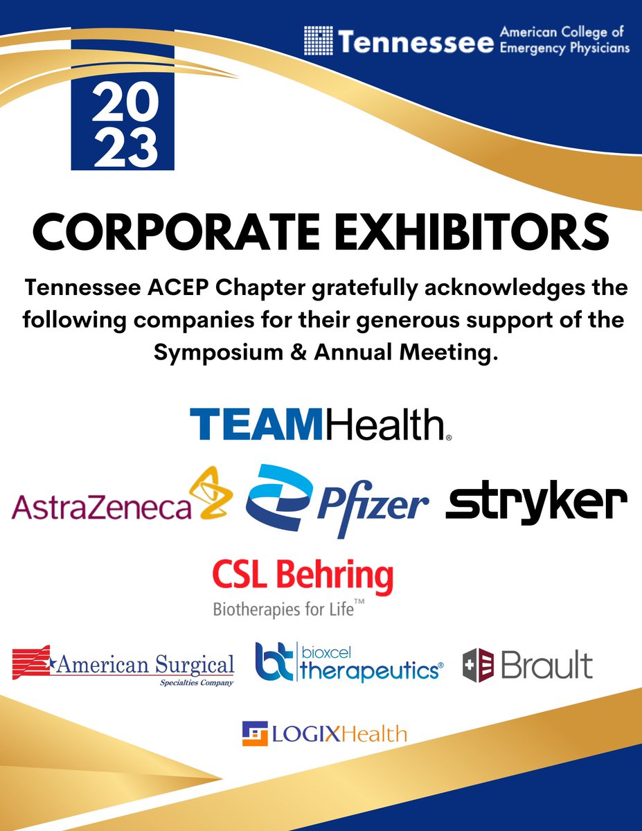 We are so excited about our upcoming conference and want to thank our corporate sponsors for being a part.