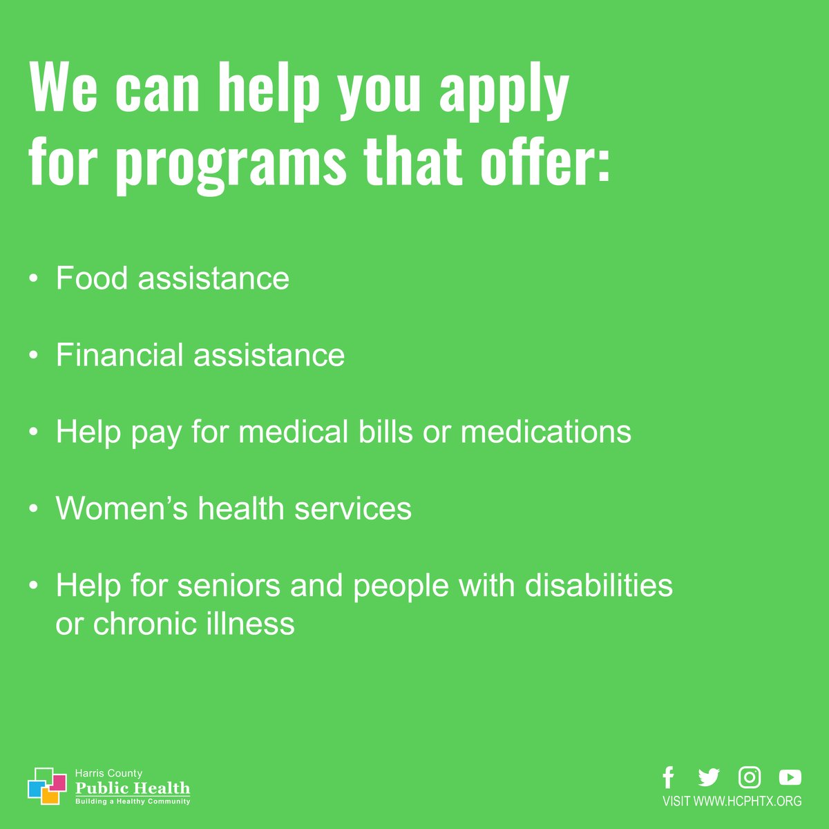 Harris County Public Health GetVaxxed on Twitter "DYK that we have a dedicated program called