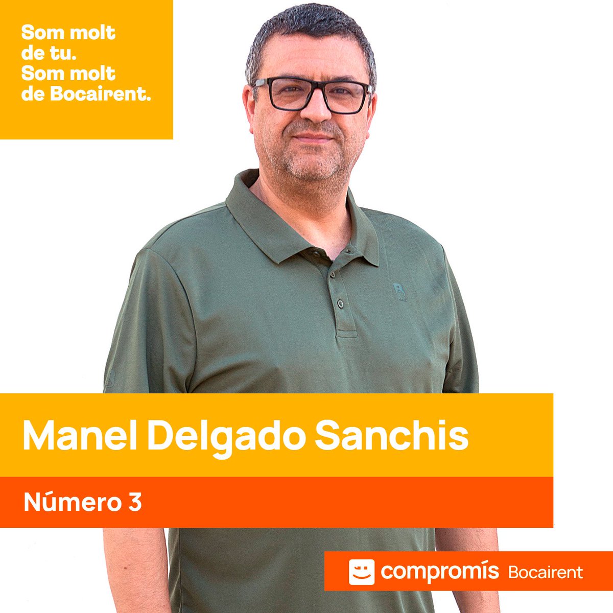 compromisboc's tweet photo. Una #tornada🔙 que ens ompli d'optimisme i ens motiva a donar-ho tot🔥🔥

El #número3️⃣🧡✊🏼

MANEL DELGADO SANCHIS
https://t.co/IDFTEgttF6 (Facebook)
https://t.co/0kVNQ3Mi7n (Instagram) https://t.co/Cx5IUy1G9t