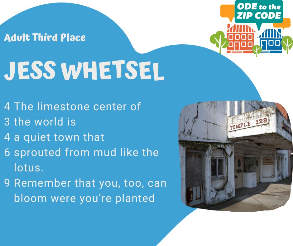 ToledoFHC's tweet photo. Congratulations to all our outstanding winners of this year's Ode to the ZIP Code Poetry Contest. This year, we had over 300 incredible pieces of poetry showcasing our community's fantastic talent. Check out the excellent submissions from this year's contest winners. https://t.co/8KaaQzJ9fW