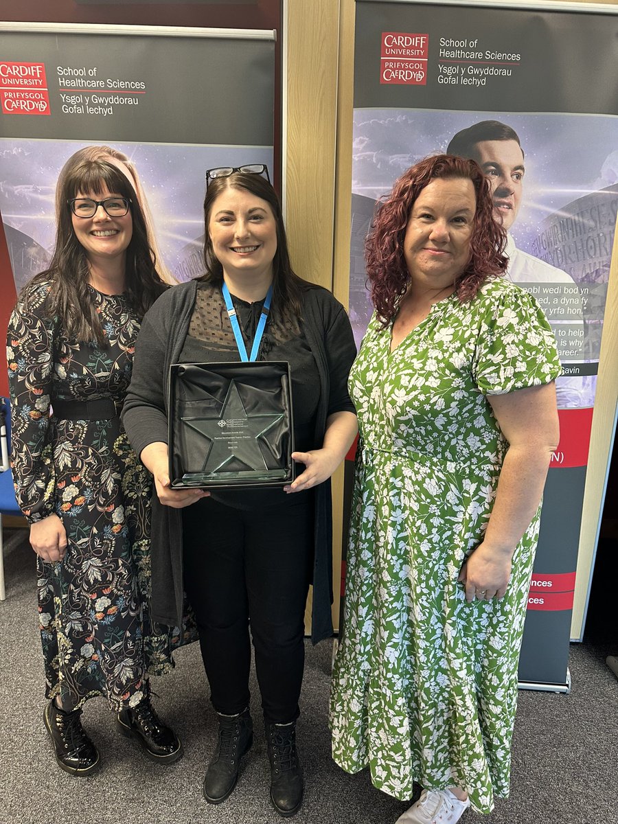 fire_pug's tweet photo. Super proud of these ladies and everyone in Mental Health who won awards this evening in the Education Awards 2023. Keep doing what your doing xxx @cav_mhsop @CV_UHB @RCNWales https://t.co/VYrGmkRRqE