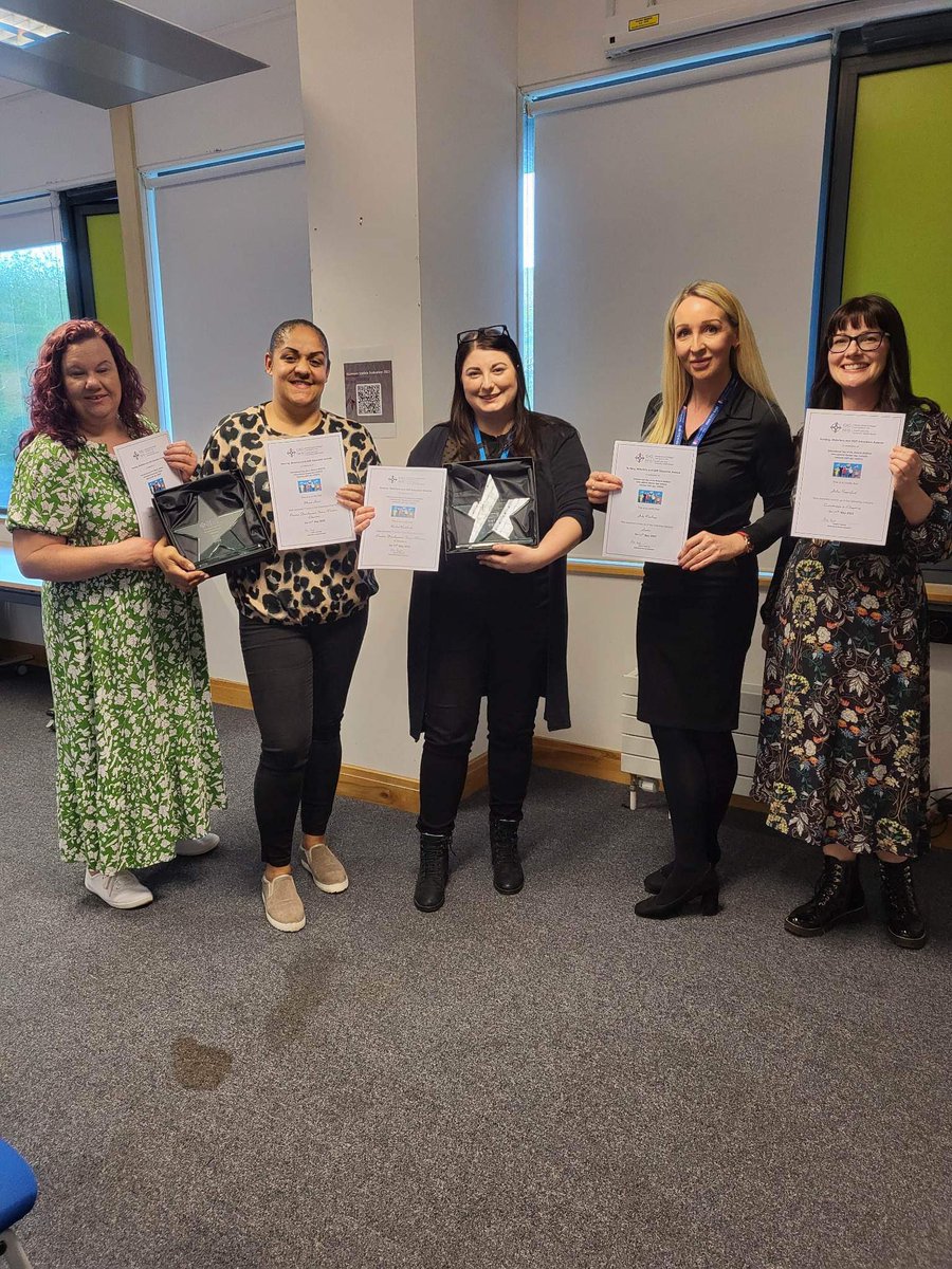 fire_pug's tweet photo. Super proud of these ladies and everyone in Mental Health who won awards this evening in the Education Awards 2023. Keep doing what your doing xxx @cav_mhsop @CV_UHB @RCNWales https://t.co/VYrGmkRRqE