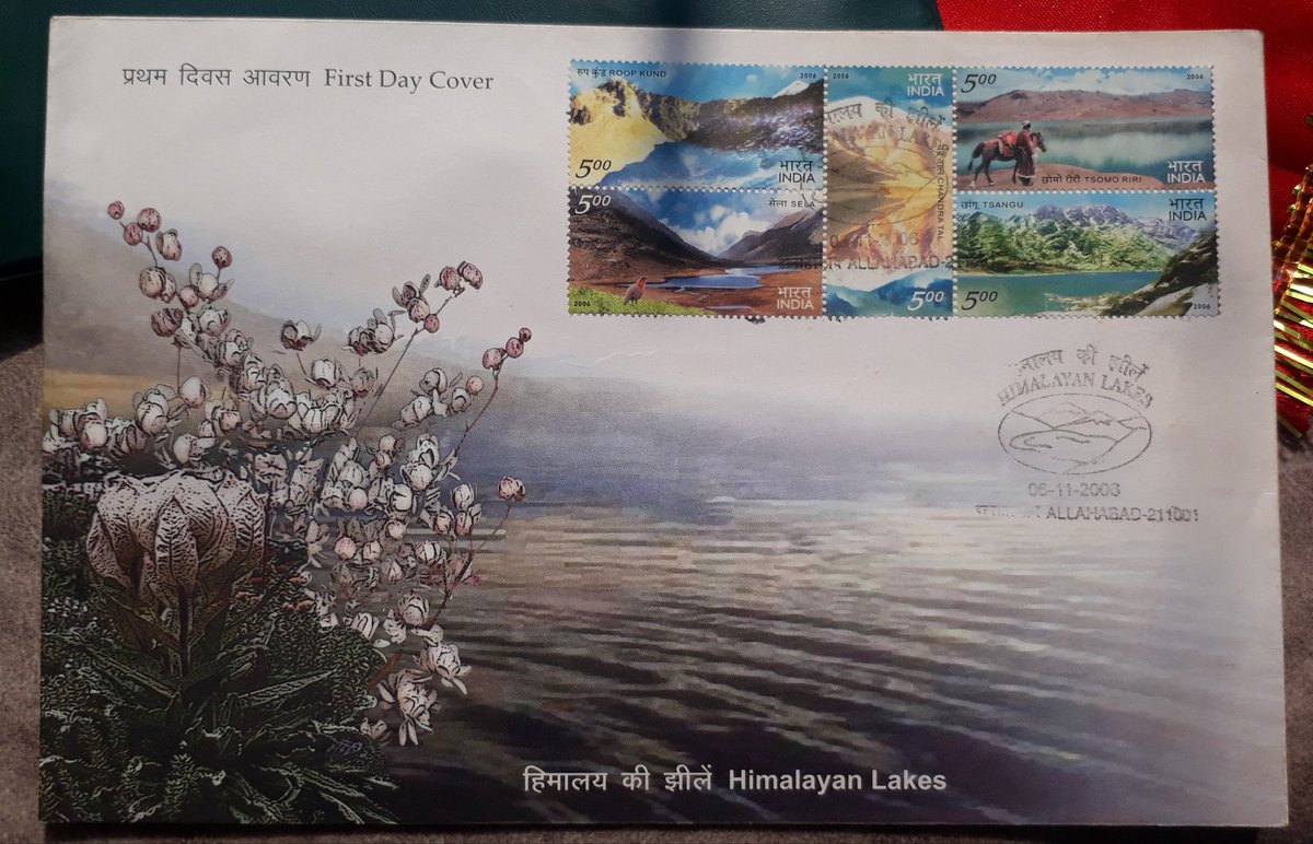 shreecoinsind's tweet photo. First Day Cover 
#HIMALAYANLAKES – ISSUED BY POSTAL DEPARTMENT India 
DATE OF ISSUE : 06/11/2006
DENOMINATION : 500,500,500,500,500
#Philatelic #Philately #StampCollection #StampCollector #StampCollecting  #RareStamps #vintagestamp https://t.co/PLAMgAlzgy