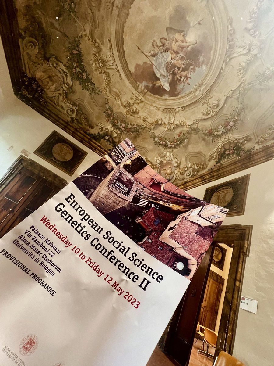 Attended an insightful conference today at the European Social Science Genetics Conference hosted by the University of Bologna (@unibo). Grateful to learn and connect with experts on the intersection of genetics and social sciences! 

#ESSGN