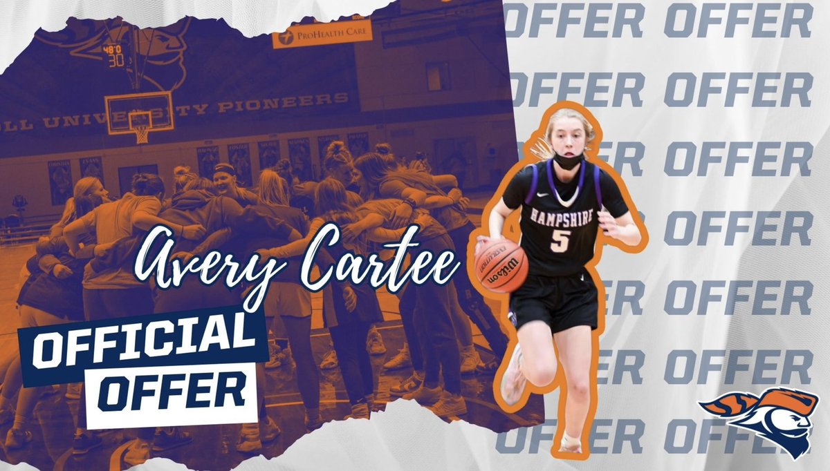 After a great visit today with <a href="/CoachLSchultz/">Lindsay Schultz</a> , I am happy to announce I have received an offer from <a href="/carrollu_wbb/">Carroll Women’s Basketball</a>! Thankful for this opportunity!
<a href="/LadyWhipsBball/">Hampshire Girls Basketball</a> <a href="/M14Hoops_Girls/">Team M-XIV Girls</a>