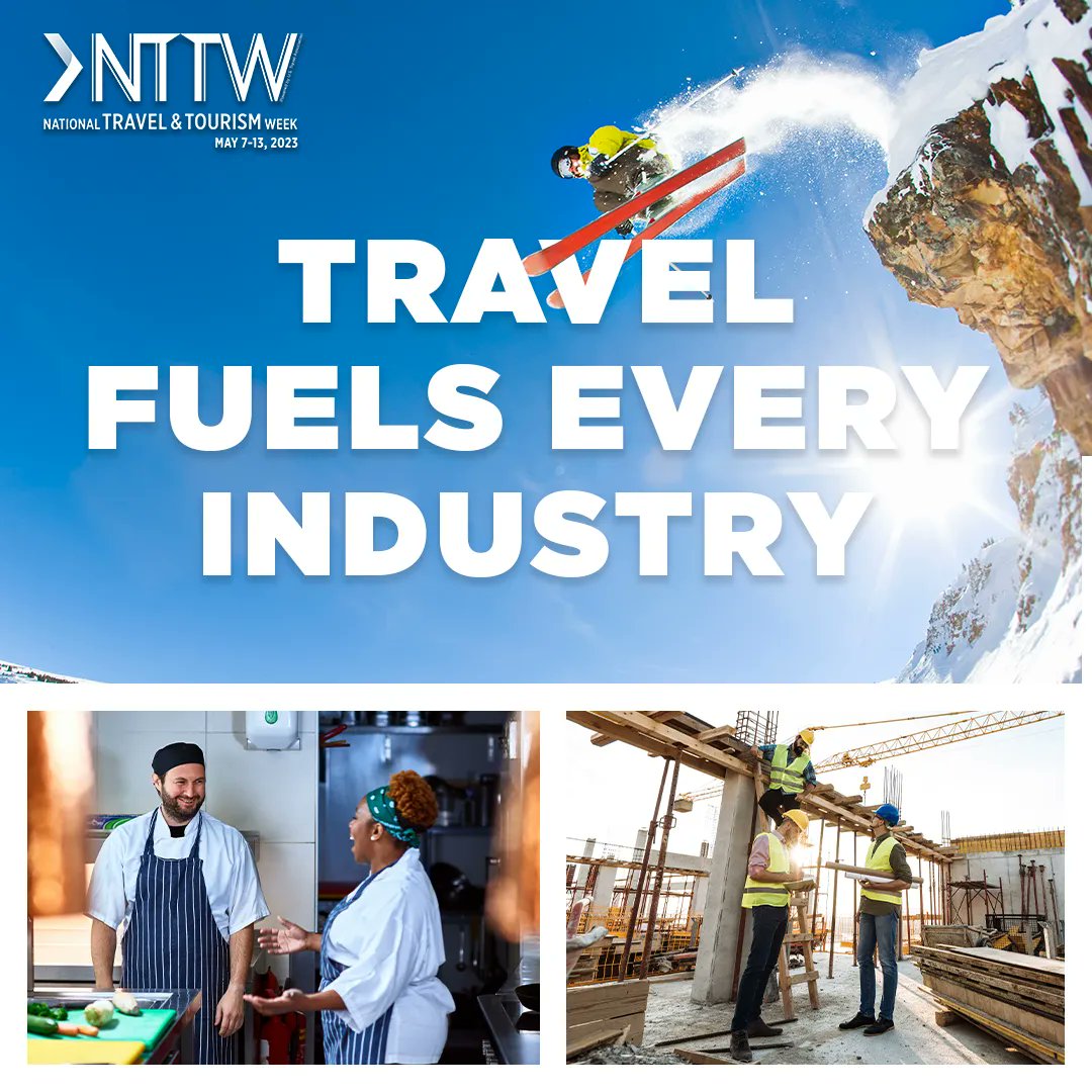 FamilyTravAssoc's tweet photo. Travel fuels every industry!

The FTA is celebrating #NTTW23 by learning how moving travel forward, moves us all forward. Over 15 million American jobs are supported by the many different aspects of the travel industry and we encourage you to learn more: https://t.co/WrJRYNFRD3 https://t.co/mjZHnB2BbF