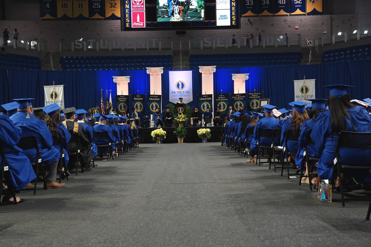 McNeese's tweet photo. We're one day away from #Commencement! πππ
Please visit https://t.co/Gu6n7iHcxX and https://t.co/3yJBSOfWwO for important event and venue information.
Ceremonies will be livestreamed on our YouTube channel at https://t.co/X6mg6uotFO.
#McNeeseGrad #Alumni #GeauxPokes https://t.co/csFSAhJuTn