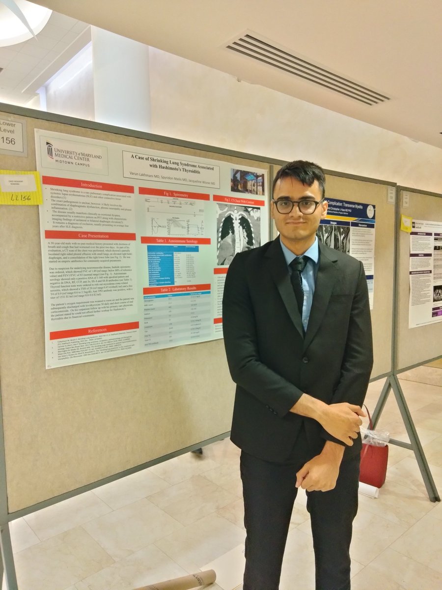 It was exciting to present my poster @AcpMaryland meeting. Exciting to see other posters. A really informative session overall! @ummidtownim