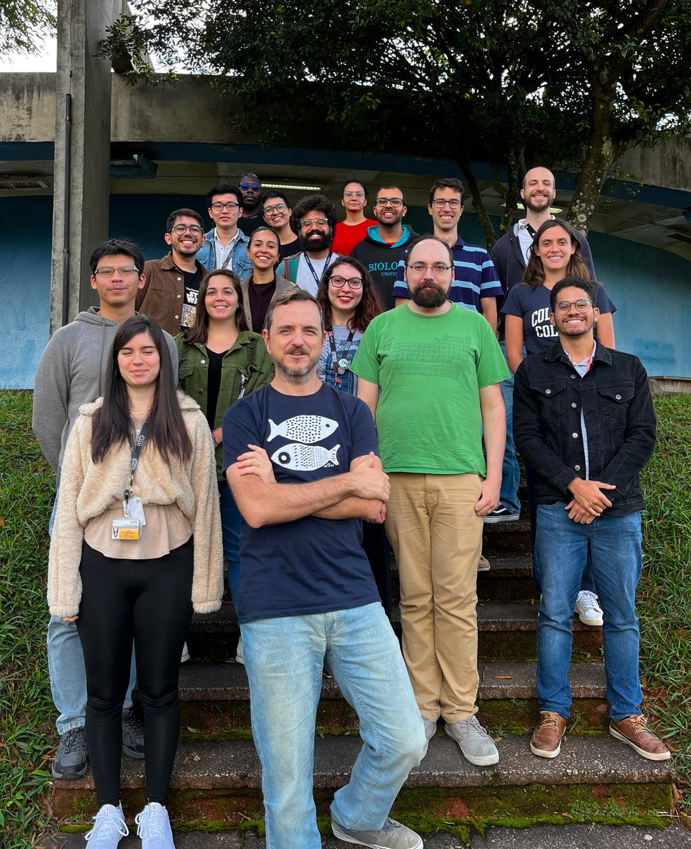 Group picture of our workshop <a href="/usponline/">USP - Universidade de São Paulo</a> on protein structure prediction and design with the amazing <a href="/sokrypton/">Sergey Ovchinnikov</a> ! Thanks Sergey and all involved!