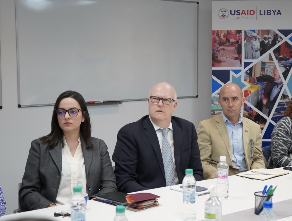 Excellent discussion alongside AA to the Middle East Plitt and CDDRO Zakem discussing USAID’s investments in southern #Libya. @USAID is empowering the sub-region by encouraging local governance & citizen engagement, building a stable Libya through the #GlobalFragilityAct