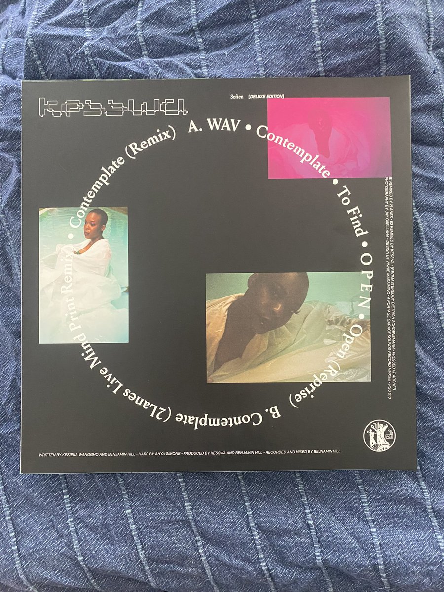 After my presentation, there will be a moderated discussion about my music! 🤗 My EP soften, (vinyl out tomorrow 5/12/23 via bandcamp) is a physical manifestation of these concepts and i’m so happy to share this with y’all! 
kesswa.bandcamp.com/album/soften-d…