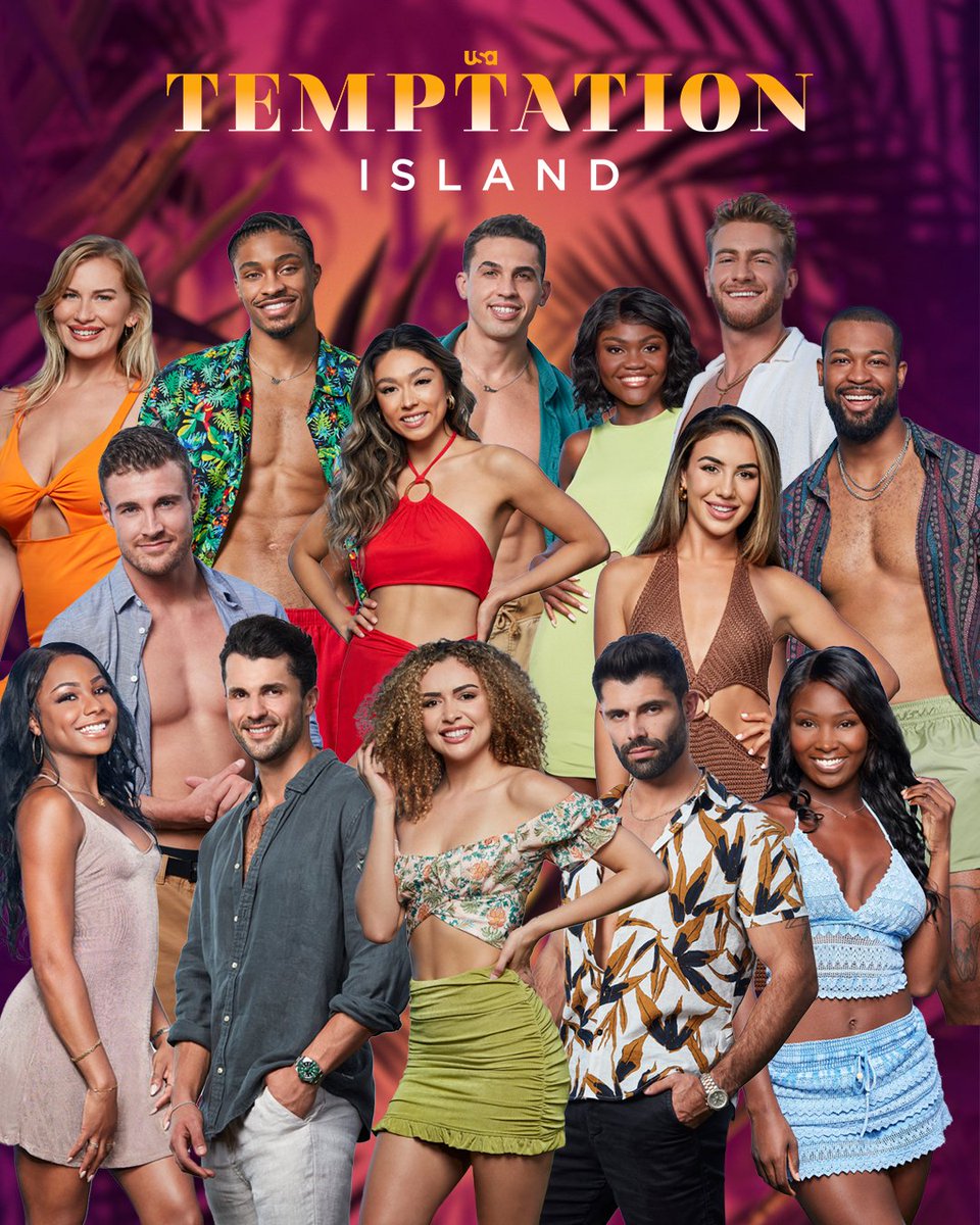TemptationTV's tweet photo. The singles are ready to find love, no matter what. 😱 Find out who will tempt or be tempted when #TemptationIsland returns June 14 on @USANetwork! ❤️‍🔥 https://t.co/4NsjmIjpYo