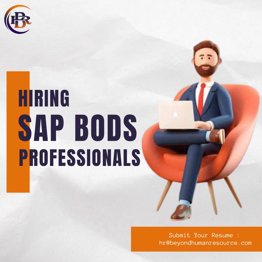 Hiring SAP BODS professional to join our team. 

You can drop your applications at: beyondhumanresource.com/jobs/sap-bods/

#hiringforBHR #lookingtoworkwithbhr #opentoworkwithbhr #SAP #BODS #ETL #GCP #cloudcomposor #SQL #SAP #HANA #bigtable #bigquery #telecom