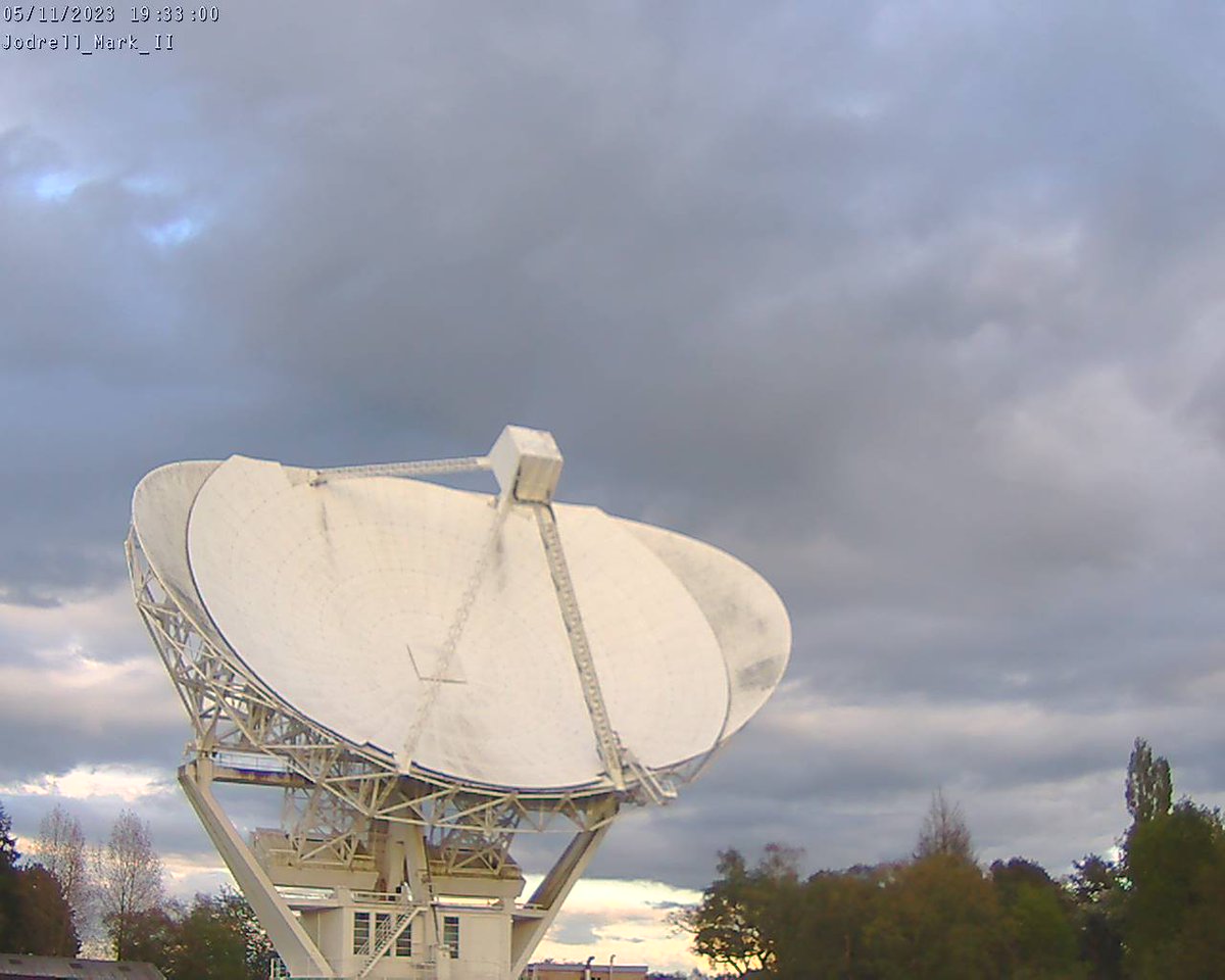 18:33:48 UTC. Now observing pulsar PSR J0538+2817 with the Mark II telescope.

Rotation period: 0.1 s
Age: 618 kYr
Distance: 1.3 kpc