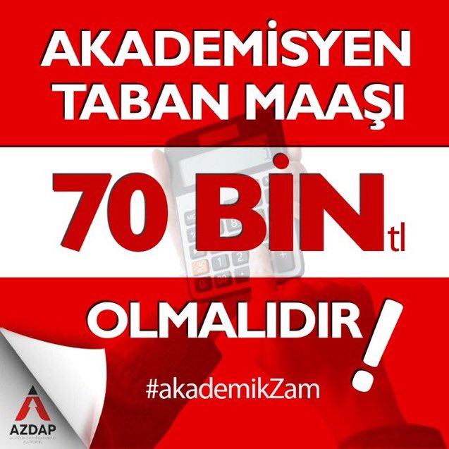 Akademisyenler emeklerinin karşılığını almalıdır. #akademikZam