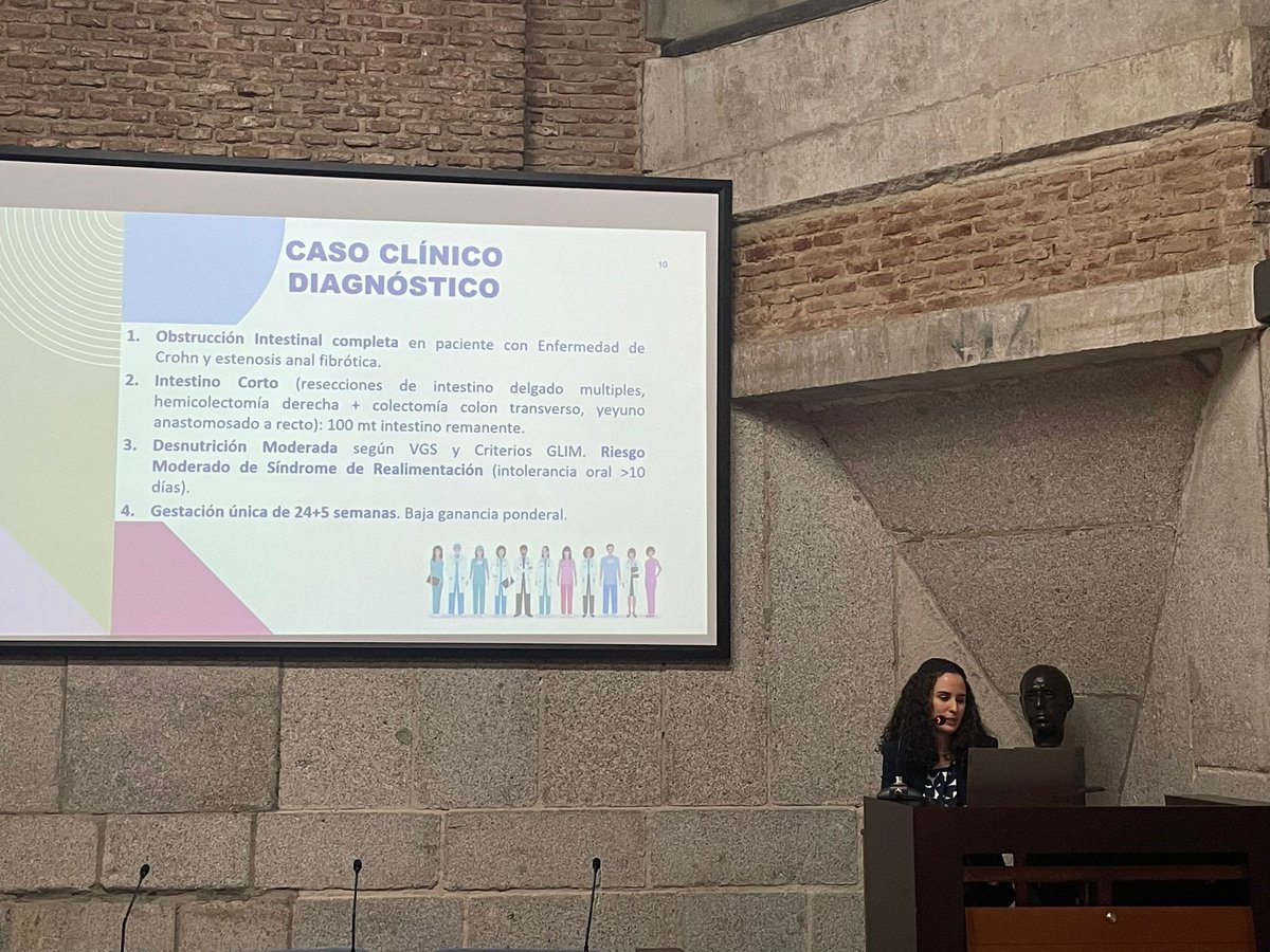 Estamos muy orgullosos de nuestra residente, la Dra. #IsabellaMantelliniG, por su excelente presentación😉
🥉Puesto en el VI Concurso de casos clínicos de pacientes con soporte nutricional!
Enhorabuena 💪🤗

#sendimad
<a href="/FreseniusKabiEs/">Fresenius Kabi España</a> 
<a href="/SamaraPalmaMil1/">Samara Palma Milla</a> 
<a href="/noemigpvillar/">Noemí, MD PhD.</a>