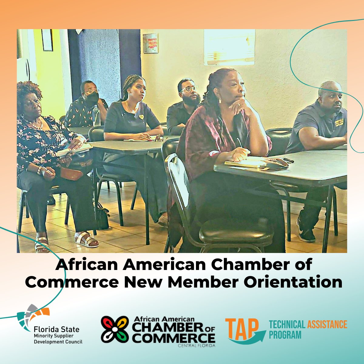 FSMSDC's tweet image. African American Chamber of Commerce New Member Orientation
⁠
visit: blackcommerce.org
learn more about our TAP program visit: fsmsdc.org/tap⁠
⁠
#FSMSDC #TAPProgram #equity #diversity #inclusion #AACCCF #WeMeanBusiness  #BlackBusiness #SupplierDiversity