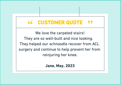 PetClassics's tweet photo. It's really great to see these customer stories!

#dogs #DogLife #dogstairs #dogstep #dogsurgery #dogrecovery https://t.co/pyIbt9LHVL