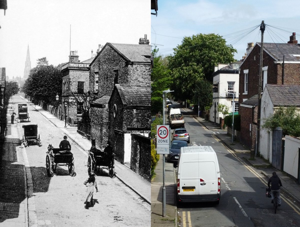 Liverpool Then and Now on Twitter "Sandown Lane, Wavertree, 1890s and