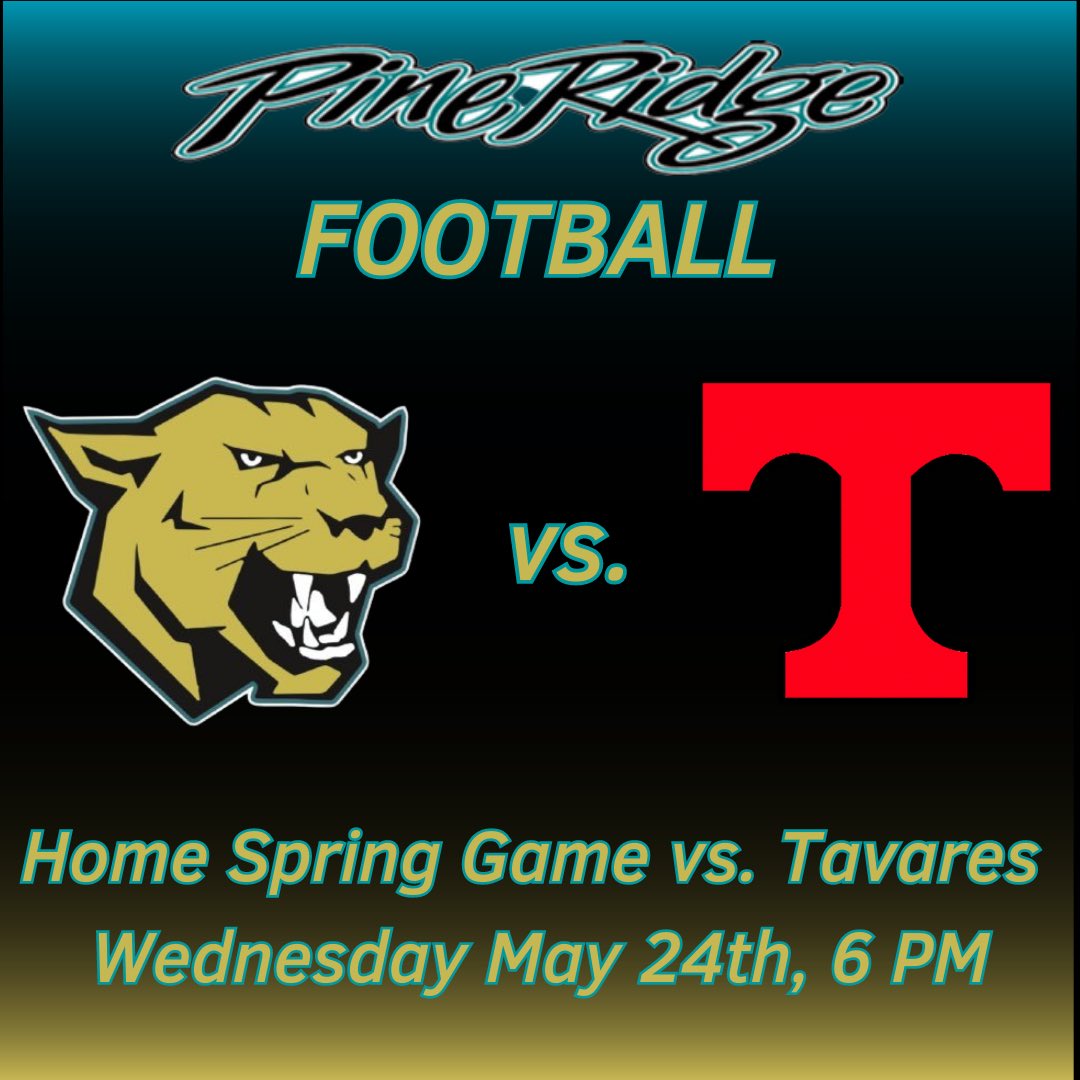 PineRidgeFB's tweet photo. Spring game 2 weeks from today!! https://t.co/Sr4dUFrpiM