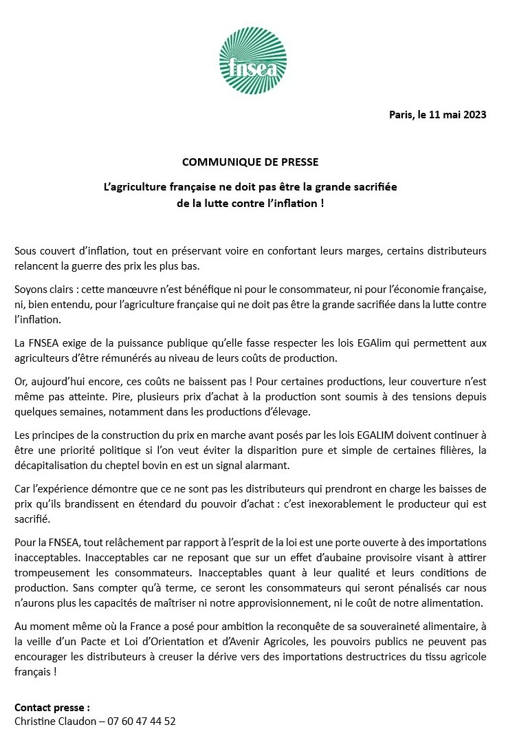 La FNSEA tweet media