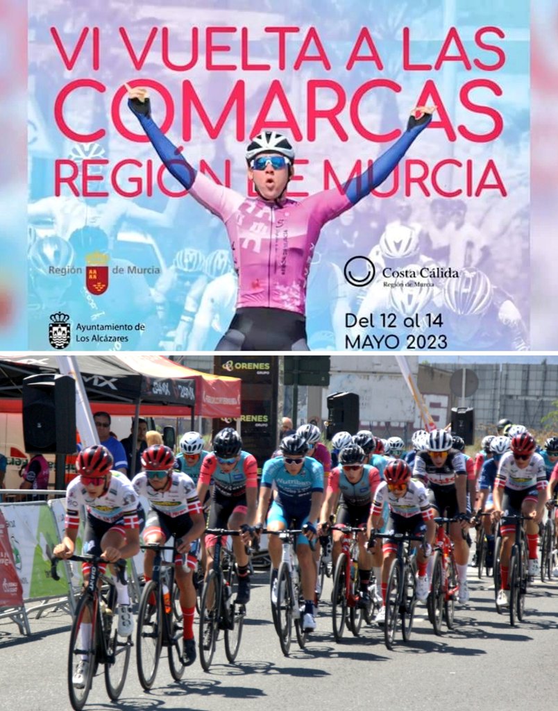 🎯 #VueltaComarcas23

🤩 Llega uno de los objetivos más bonitos de la temporada para nuestros Junior: la Vuelta a las Comarcas Región de Murcia.

🛣️ Desde mañana viernes y hasta el domingo, tres jornadas con terreno para todos los gustos y que nos ofrecerán un gran espectáculo!