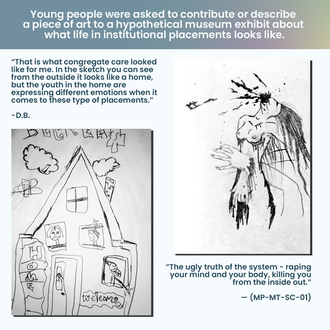 Today we want to highlight <a href="/ThinkOf_Us/">Think of Us</a> ! This unique Digital Museum shows foster youth stories through art and poetry. The stories are touching, and the artwork is profound. Our community needs this transparency and creativity. Check it out! bit.ly/41uf6Rb