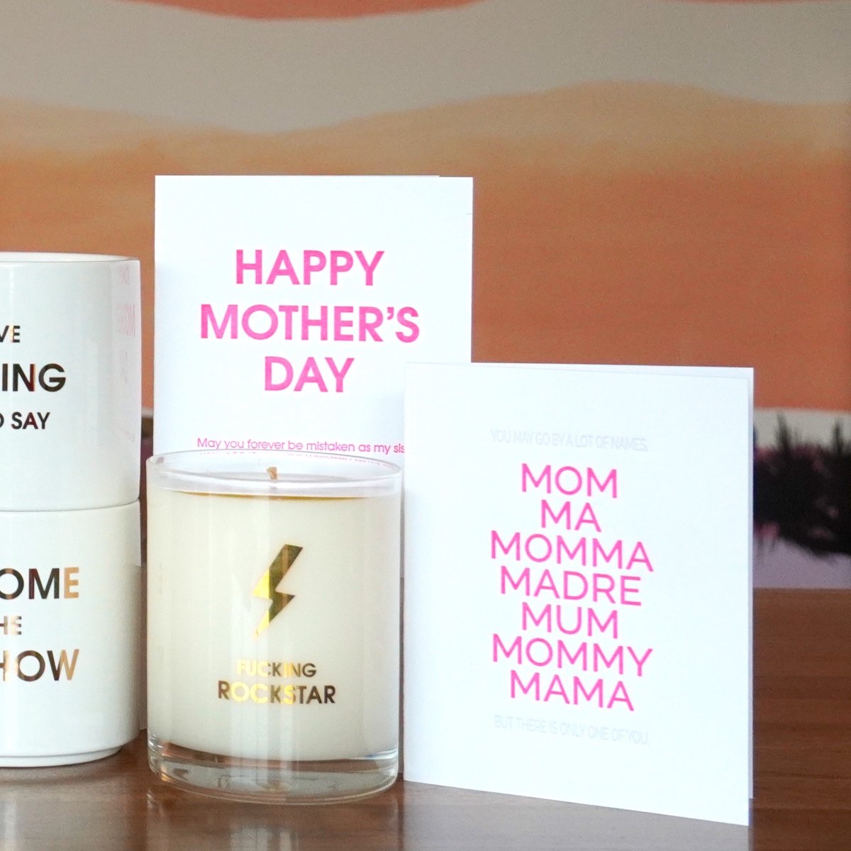 Hugs and kisses from the kids. A heartfelt card. A handpicked bouquet of flowers. A family vacation. All those typical Mother's Day gifts are played out. 

What Mom wants, deep down, is a gift from Two Guns. 

Shop for what she really wants this weekend - don't forget to stock...